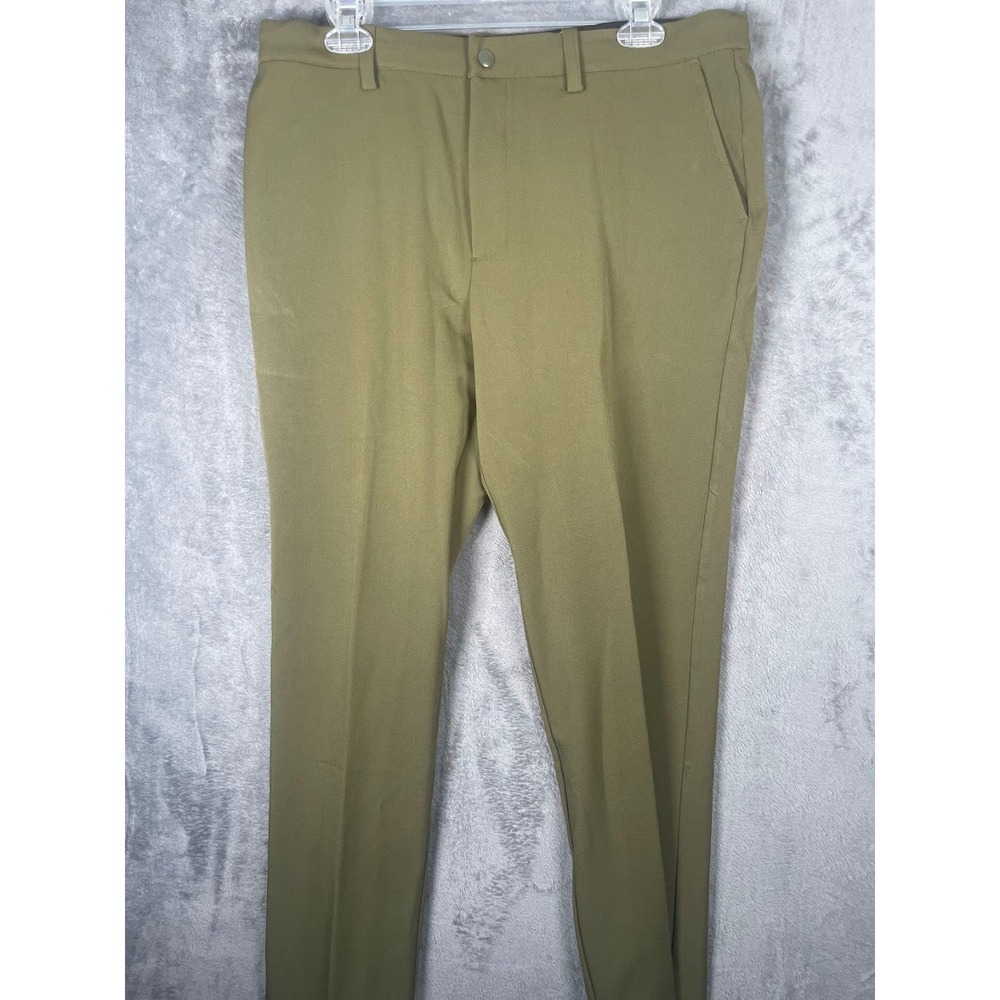 NWT Quince Mens Performance Chino Pants Olive Green 34x30 - Picture 1 of 7